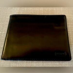 Coach Men’s Black Bifold Wallet NWOT